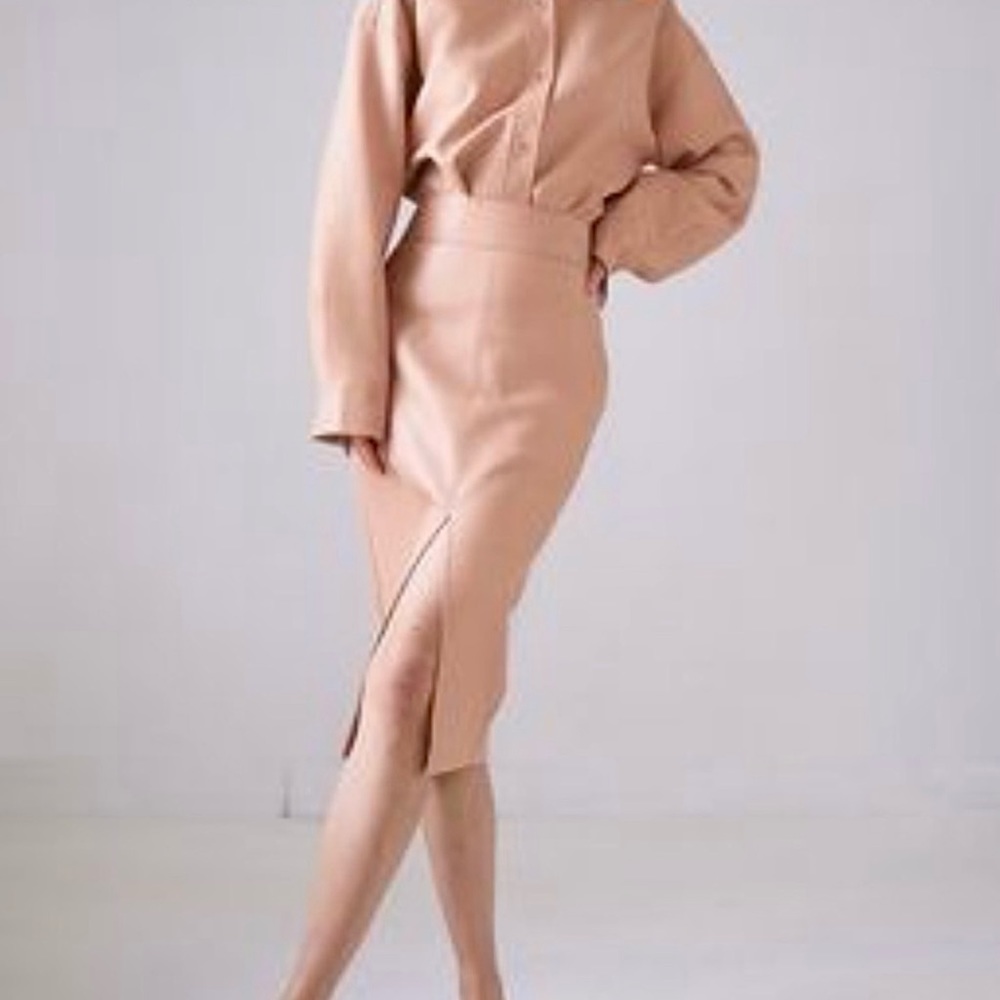 BABATON PEGU midi skirt in Tuscany Rose Size 4